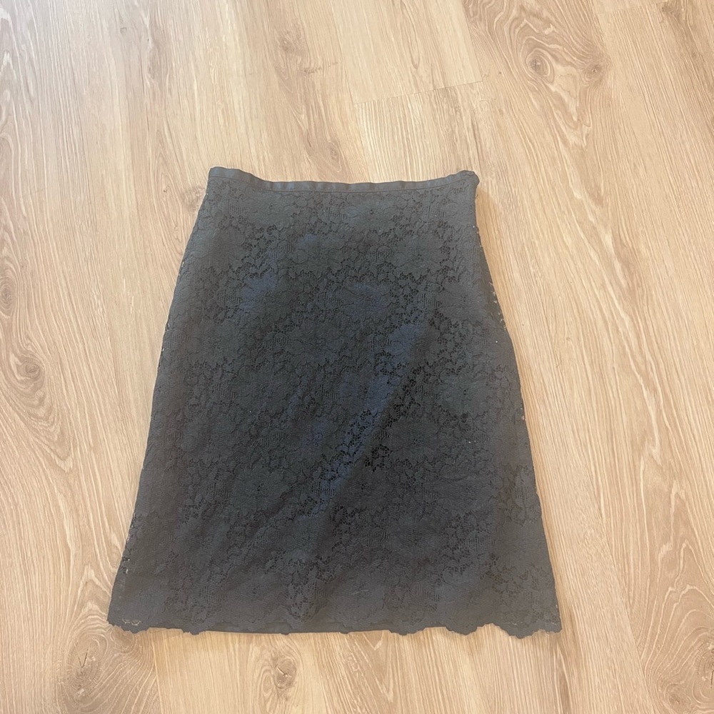 Gothic Black Lace Skirt